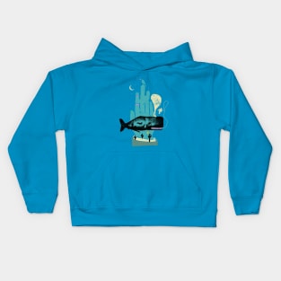 WHALE HAND Kids Hoodie